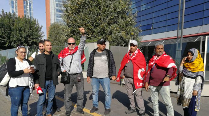 SINDACATO SI COBAS, PROTESTA CONTRO LA CARROZZERIA G.M.