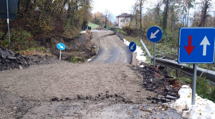 DANNI DEL MALTEMPO: IN MONTAGNA STRADE CHIUSE AL TRAFFICO, LUNEDÌ PARTONO I LAVORI