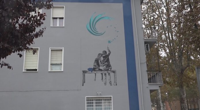 MULTATO COLORIFICIO DI CARPI, 2000 EURO DI AMMENDA PER IL MURALES