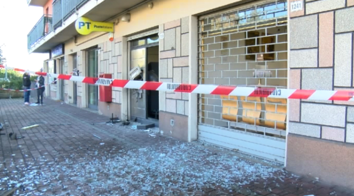 SAN DAMASO, ASSALTO ALLO SPORTELLO BANCOMAT DELLE POSTE