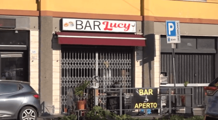VIALE AMENDOLA, PRINCIPIO D’INCENDIO AL BAR LUCY, GRAVI DANNI DA FUMO