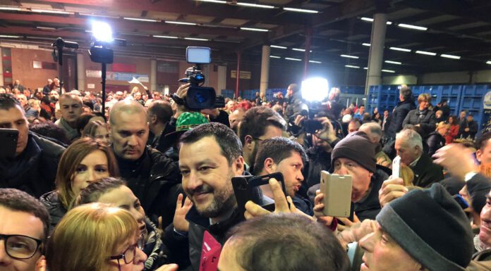 MATTEO SALVINI A VIGNOLA PER LA FESTA DI RINGRAZIAMENTO