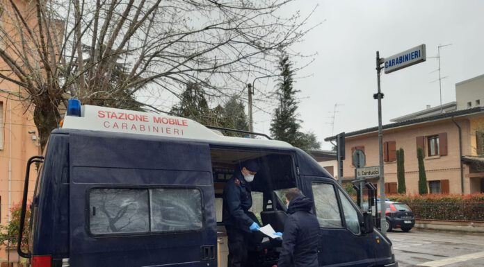 CARABINIERI CAVEZZO, MILITARE TROVATO POSITIVO