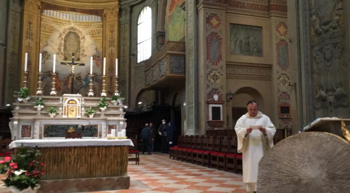 IN DIRETTA SU TVQUI. ALLE 16 LA MESSA DEL GIOVEDI’ SANTO