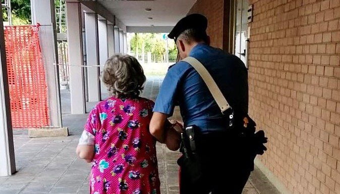SOLIERA, ANZIANA SIGNORA SI PERDE. RIPORTATA ALLA CRA DAI CARABINIERI