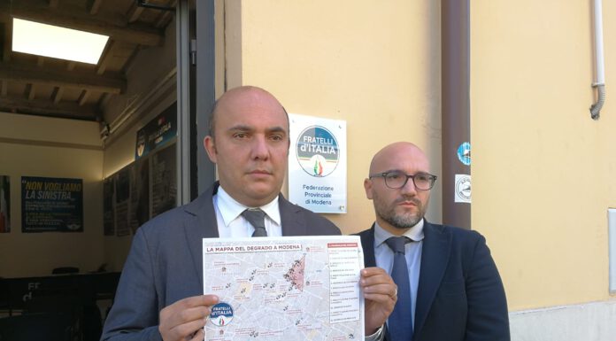 FRATELLI D’ITALIA: MODENA IN “ZONA UEFA” PER CRIMINALITA’. SITUAZIONE INCONTROLLATA