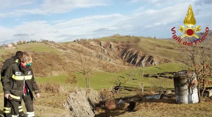 SMOTTAMENTO A MADONNA DI PUIANELLO, FRANA SOTTO OSSERVAZIONE