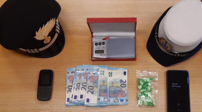 PERIFERIA NORD DI MODENA, ARRESTATO PUSHER CON 15 DOSI DI COCAINA