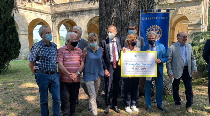 VILLA MONTECUCCOLI, IL ROTARY MODENA FINANZIA LA CUCINA DELL’HOSPICE