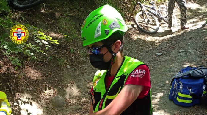 SOCCORSO ALPINO, IN SALVO UN 54ENNE MODENESE CADUTO DALLA BICI