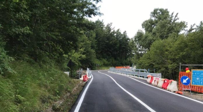 MONTESE, DOPO I LAVORI SUL PONTE DEL FOSSO MACCHIARELLE RIAPERTA LA STRADA