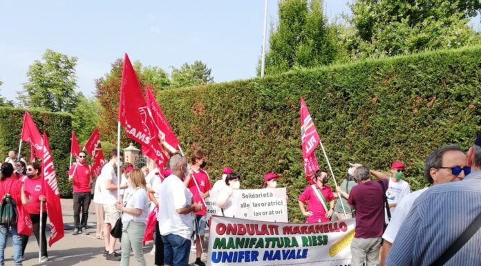 MANIFATTURA RIESE, SCIOPERO DI 8 ORE E CORTEO A RIO SALICETO