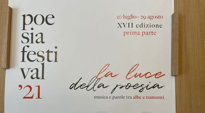 POESIA FESTIVAL, DA SABATO 10 LUGLIO AL VIA LA XVII EDIZIONE