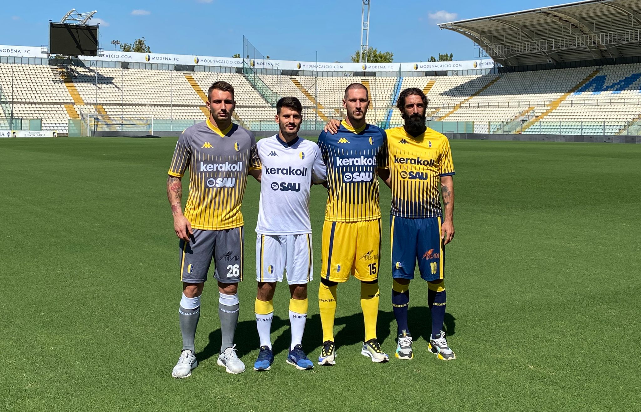 Modena Fc 2018, ecco le divise per la prossima stagione