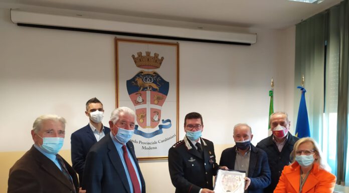 CARABINIERI MODENA, RICEVUTA DELEGAZIONE UNIONE SOCIETA’ CENTENARIE