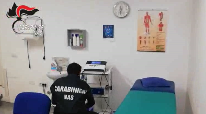 CRIOTERAPIE ABUSIVE, CONTROLLI DEI NAS NELLE PALESTRE: DENUNCE A MODENA