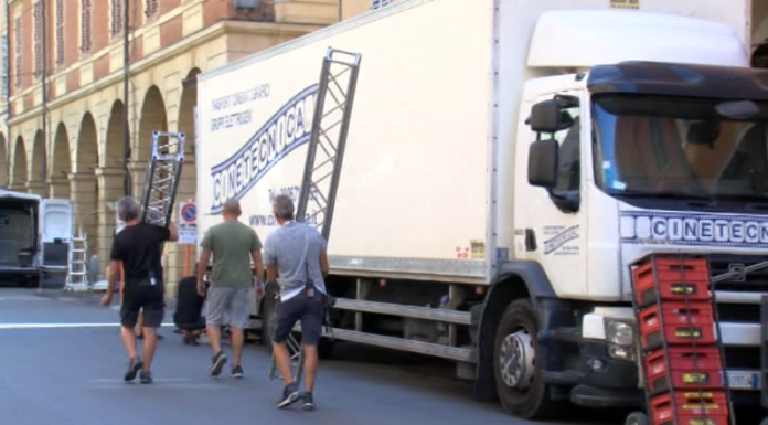 IN CENTRO ULTIME RIPRESE PER IL FILM SU ENZO FERRARI