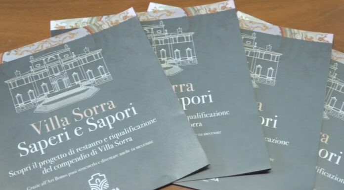 VILLA SORRA, SABATO UN OPEN DAY PER PRESENTARE IL PROGETTO DI RESTAURO