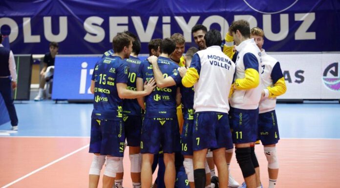 MODENA VOLLEY, VITTORIA IN TURCHIA NELL’ANDATA DEGLI OTTAVI DI CEV