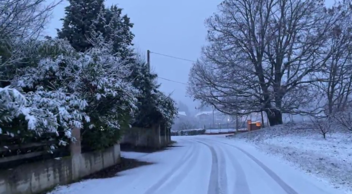 MODENA: ALLERTA GIALLA PER NEVE E VENTO. SCUOLE CHIUSE IN MOLTI COMUNI