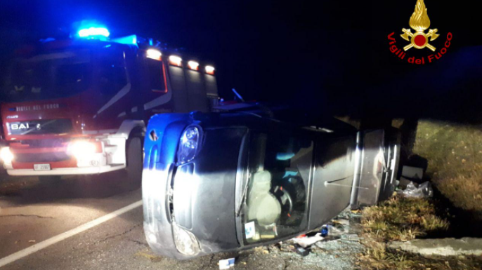 INCIDENTI STRADALI, DUE NELLA NOTTE NEL MODENESE