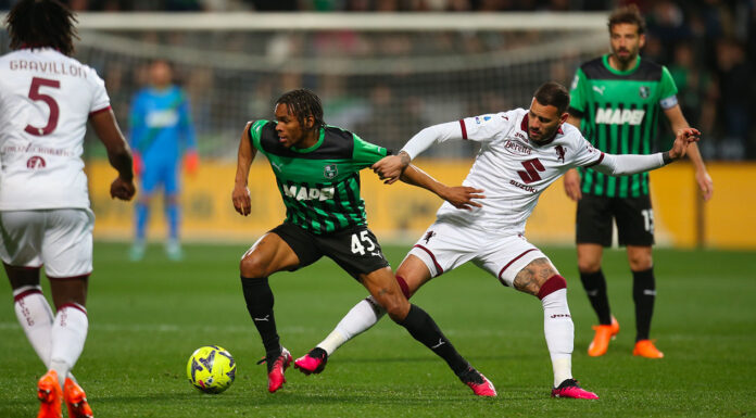 SASSUOLO CALCIO, 1-1 COL TORINO: SANABRIA RISPONDE A PINAMONTI