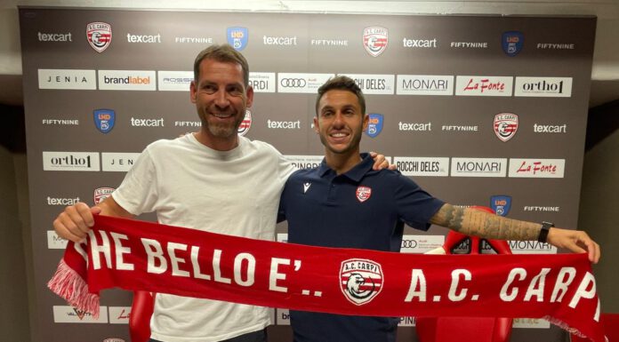 CARPI CALCIO, SAPORETTI: “HO SCELTO CHI HA SEMPRE CREDUTO IN ME”