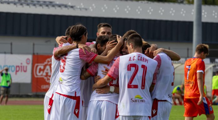 CARPI CALCIO. BIANCOROSSI PERFETTI, MANITA SUL CAMPO DEL BORGO