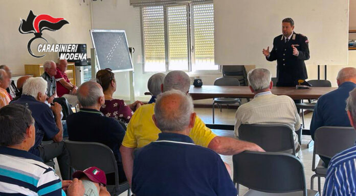 SOLIERA, CARABINIERI INSEGNANO AI PENSIONATI COME DIFENDERSI DALLA TRUFFE