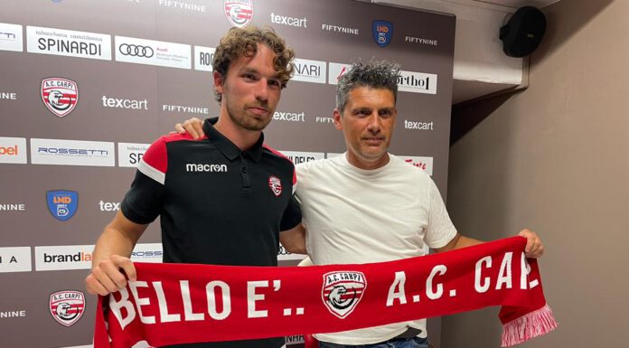 CALCIO CARPI. MANDELLI SICURO: “A PISTOIA CON LA RABBIA GIUSTA”