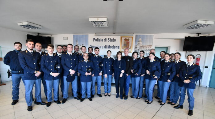 RINFORZI ALLA POLIZIA DI STATO: 22 AGENTI IN PROVA ALLA QUESTURA DI MODENA