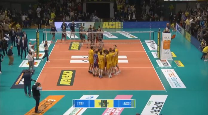 MODENA VOLLEY: TRIONFO AL PALAPANINI, BATTUTA TRENTO
