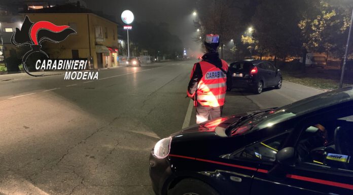 SPACCIO A MODENA, 27ENNE ARRESTATO DAI CARABINIERI AL PARCO XXII APRILE