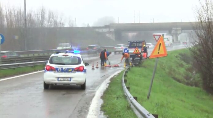 BUCHE IN TANGENZIALE, DOPO IL RIFACIMENTO, LA PIOGGIA TORNA A FARE DANNI