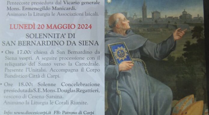 DIOCESI DI CARPI, FESTA IN TRE COMUNI PER CELEBRARE I SANTI PATRONI