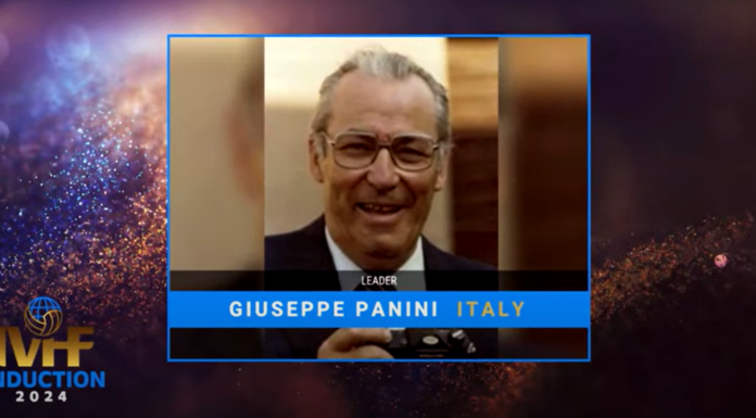 GIUSEPPE PANINI NELLA HALL OF FAME DELLA PALLAVOLO