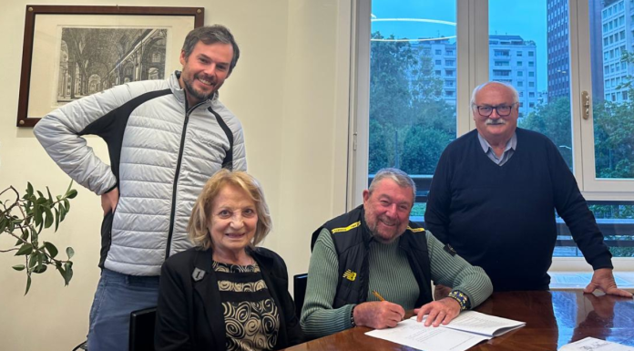 CENTRO SPORTIVO: IL PRIMO PASSO, CON LA FIRMA DI RIVETTI AL VIA I LAVORI