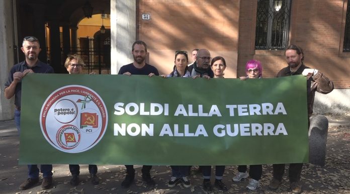 ELEZIONI REGIONALI, SERRA: “SOLDI ALLA TERRA, NON ALLA GUERRA”