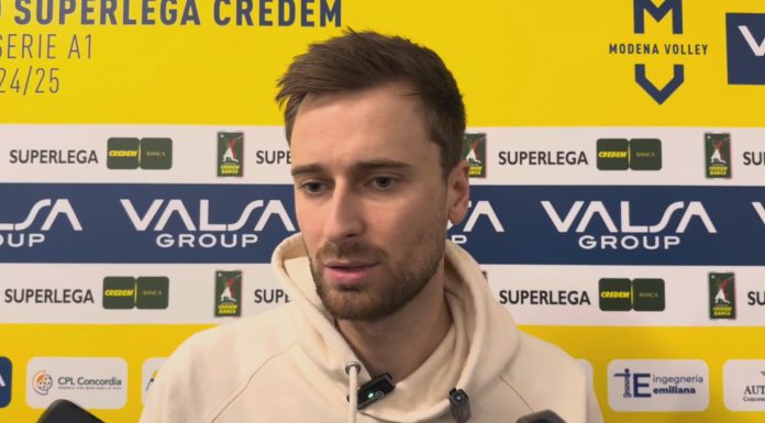 MODENA VOLLEY – BUCHEGGER: “CON PERUGIA CE LA GIOCHIAMO”