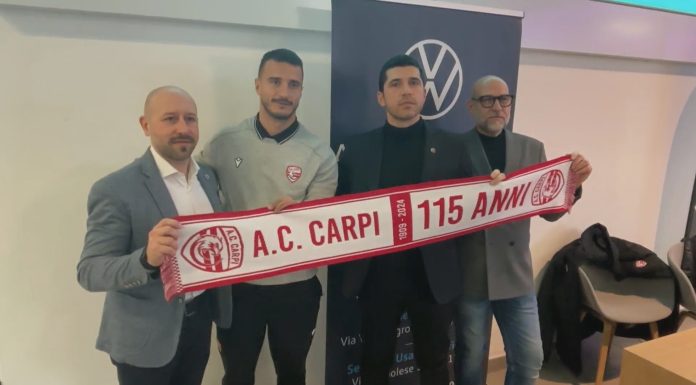 CALCIO SERIE C. CASARINI: “TORNO A CARPI PER ESSERE PROTAGONISTA”