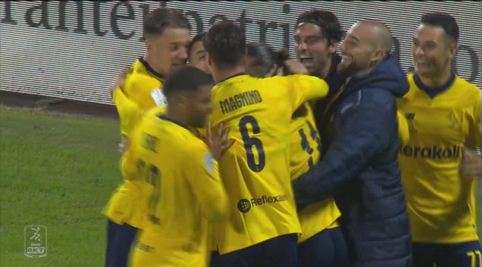 MODENA CALCIO, 2-0 ALL’ENTELLA, I CANARINI VOLANO IN VETTA