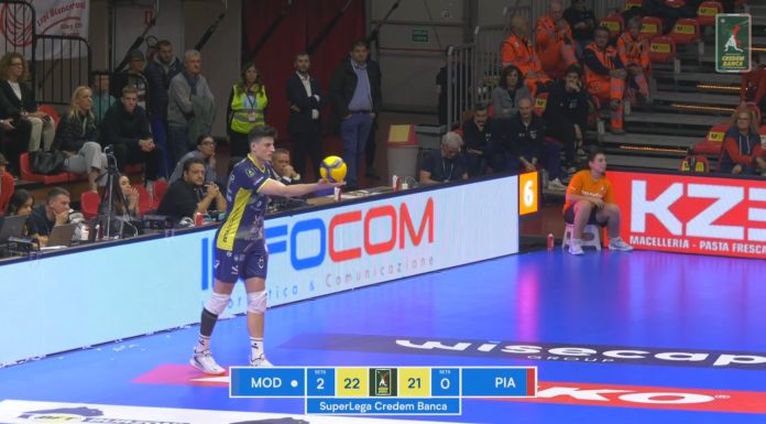 MODENA VOLLEY, COLPO DA TRE PUNTI A PIACENZA, PRIMA VITTORIA ESTERNA