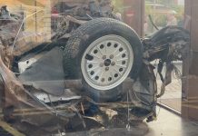 A MARANELLO, L’AUTO DI SCORTA DI FALCONE IN PIAZZA LIBERTÀ