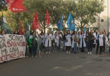 SCIOPERO FARMACISTI, PRESIDIO PER I SALARI DAVANTI A FEDERFARMA