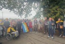 SIT-IN A MARZAGLIA, PROTESTA CONTRO LA DEFORESTAZIONE PER LA BRETELLA