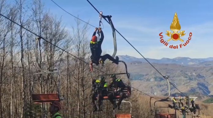 IN ALTA QUOTA, ADDESTARMENTO DEI VIGILI DEL FUOCO SUL MONTE CIMONE