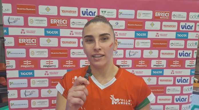 VOLLEY MODENA, SFIDA ALLA CAPOLISTA, DOMENICA ARRIVA TALMASSONS