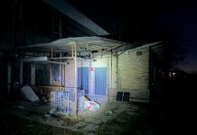 RAVARINO, SGOMBERO IN UNA STRUTTURA COMUNALE