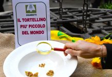 COLDIRETTI, AL VILLAGGIO DI BOLOGNA IL TORTELLINO DA GUINNESS