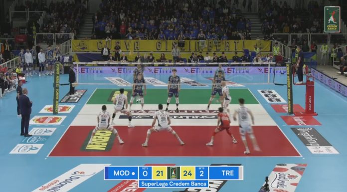 MODENA VOLLEY, SCONFITTA NETTA A TRENTO, CANARINI BATTUTI 3-0